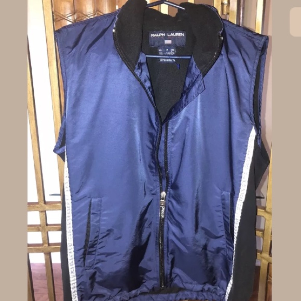 vintage Ralph Lauren polo sport Hooded vest Medium